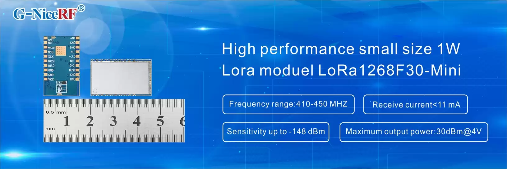 Module LoRa LoRa1268F30-Mini