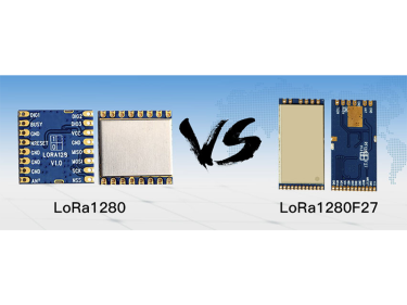 Comparaison des paramètres des modules sans fil LoRa1280 et LoRa1280F27