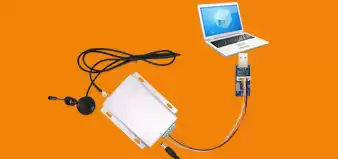 Schéma de connexion du module de transmission de données sans fil SV6500 et de l'ordinateur