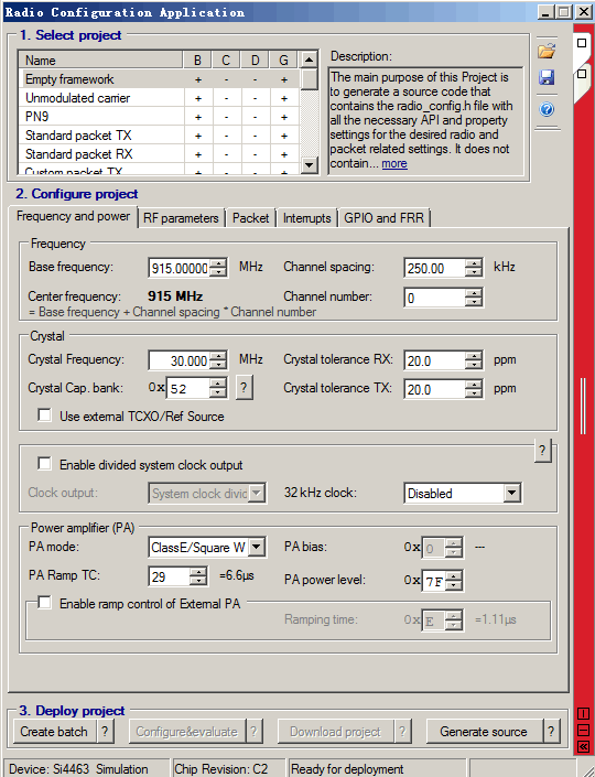 Interface du logiciel WDS