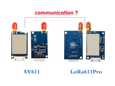 Le module RF SV611 peut-il communiquer avec LoRa611Pro&nbsp;?