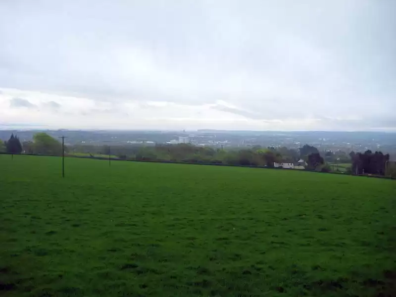Environnement test : localisation de la crête dans la partie nord de la ville