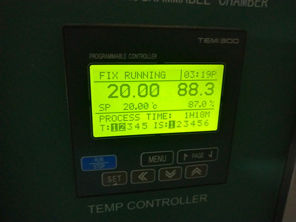 Réglez la température à 20 ℃