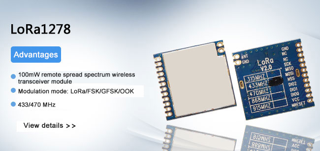 Module 433 MHz LoRa1278