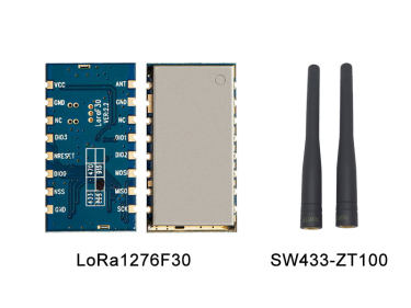 La distance de transmission du module émetteur-récepteur sans fil avec et sans antenne