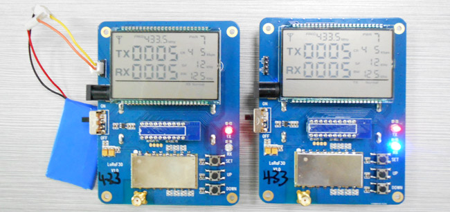 module sans fil LoRa1276F30 DÉMO démo