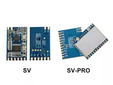 Quelle est la différence entre les modules sans fil des séries SV et SV-pro&nbsp;?