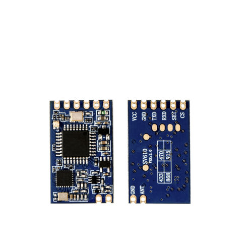 SV610&nbsp;: Module émetteur et récepteur RF à port TTL industriel 100 mW avec protection ESD intégrée