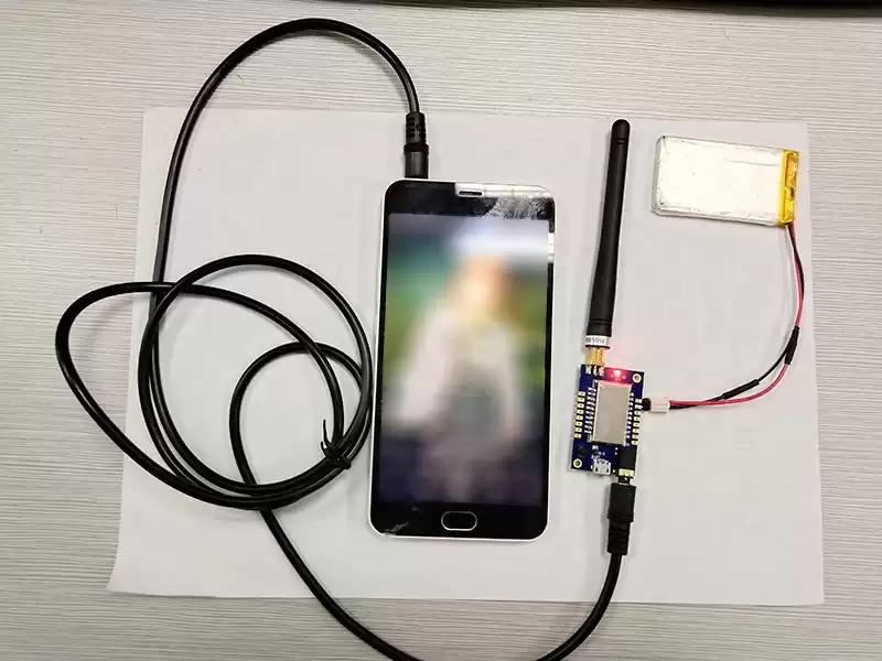 Schéma de câblage du module audio sans fil SA326-TX