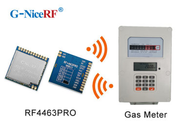 L'application du module RF RF4463Pro&nbsp;: lecture du compteur de gaz