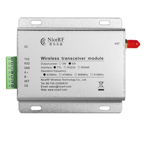 SV6500Pro : Modem RF 5 W avec puce Si4463, protection ESD à haut débit de données RF