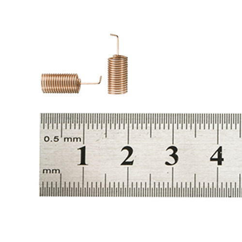 SW490-TH10 : Antenne à ressort en cuivre UHF 490 MHz