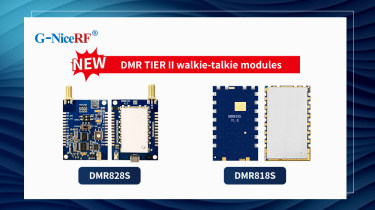 Nouveau&nbsp;: lancement officiel des modules de talkie-walkie DMR TIER II DMR818S et DMR828S