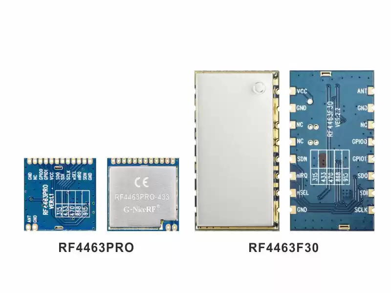 Modules RF Si4463 RF4463Pro et RF4463F30