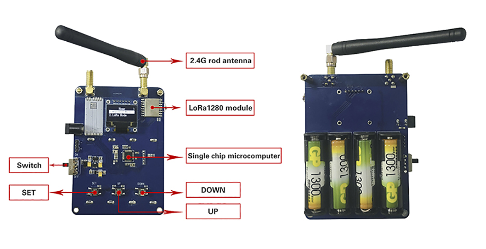 Carte de démonstration du module LoRa SX1280