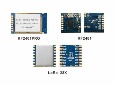 Comparaison de trois modules émetteurs et récepteurs 2,4 GHz courants