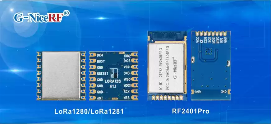 Module émetteur et récepteur 2,4 GHz LoRa1280 et RF2401Pro