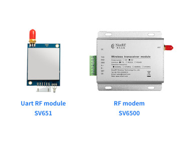 Différences entre le module uart rf et le modem rf