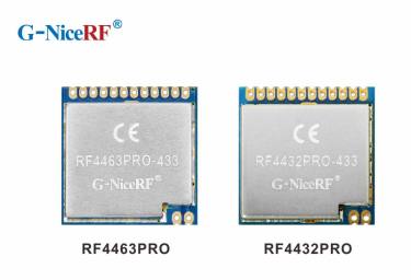 Différence entre les modules RF RF4463Pro et RF4432Pro