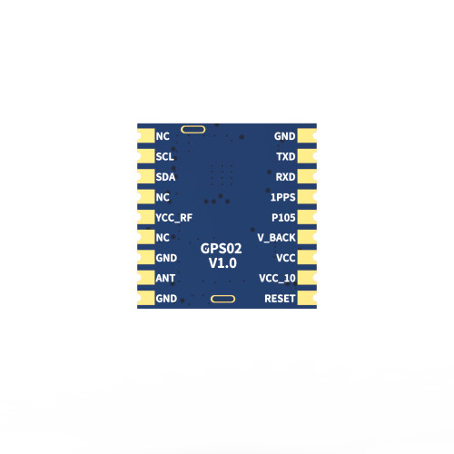 GPS02-UBX&nbsp;: Module GPS UBLOX satellite quadrimode avec la dernière série UBLOX IC M10 et protection ESD