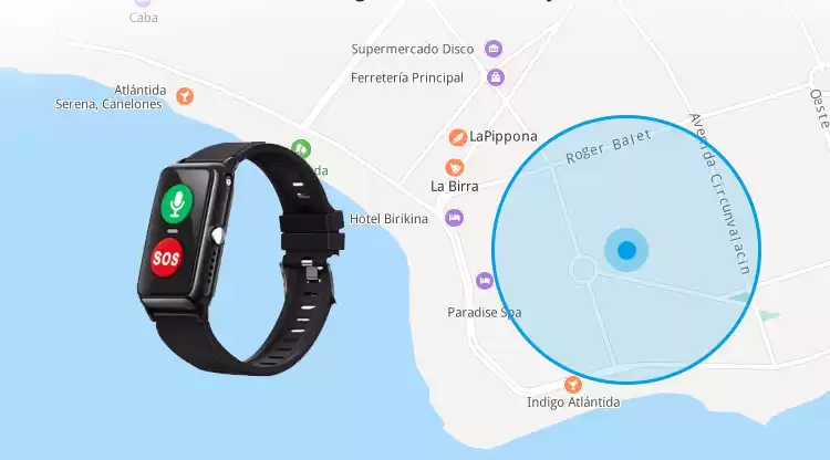 Application du module GPS dans la montre clôture électronique