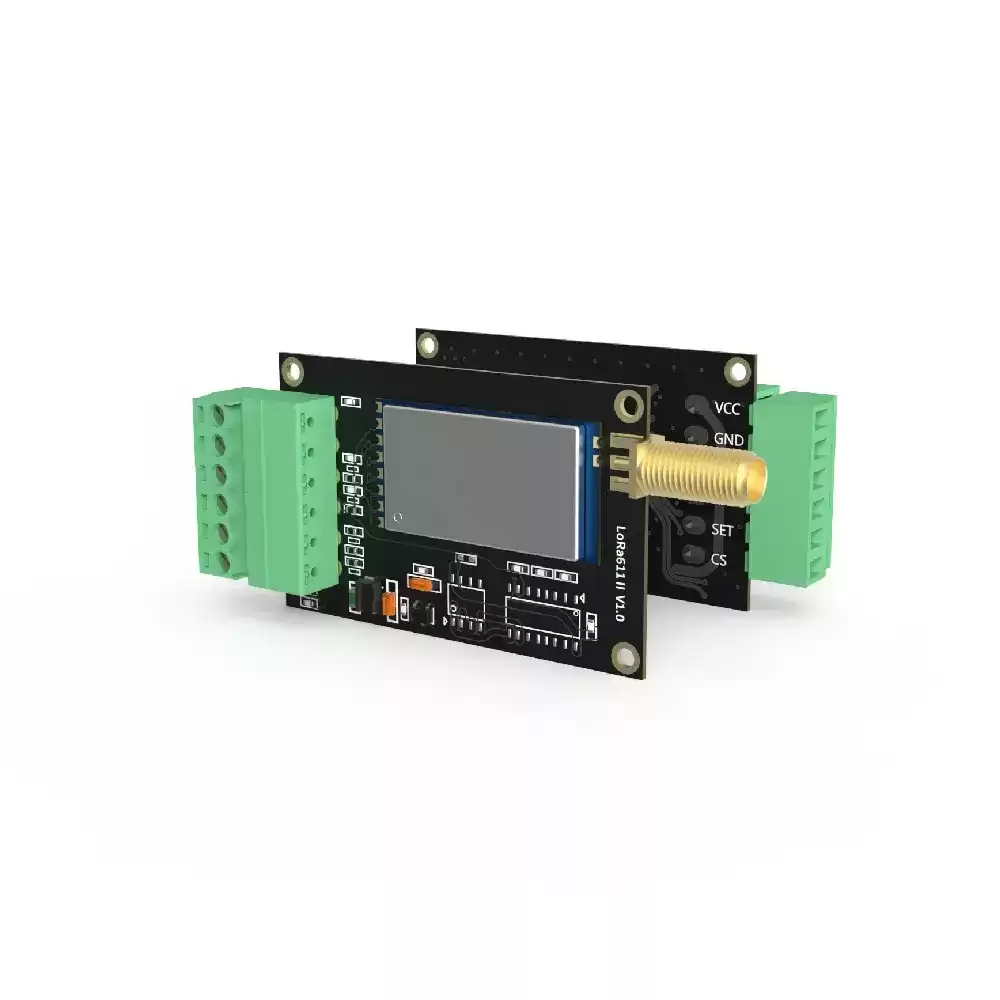 LoRa611II&nbsp;: Module LoRa UART industriel 160&nbsp;mW à large plage de tension et débit élevé avec protection ESD