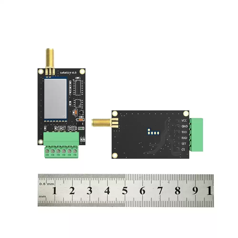 LoRa611II&nbsp;: Module LoRa UART industriel 160&nbsp;mW à large plage de tension et débit élevé avec protection ESD