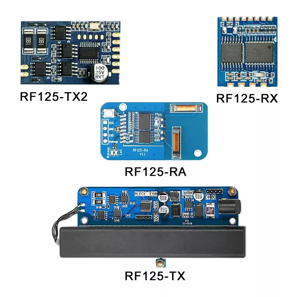 RF125&nbsp;: Module émetteur-récepteur sans fil Air Wake-Up 125&nbsp;kHz à faible consommation d'énergie