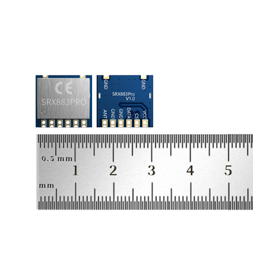 SRX883Pro : Module récepteur superhétérodyne 433 MHz certifié CE-RED