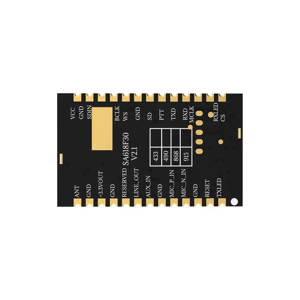 SA618F30 : Module audio sans fil duplex intégral longue portée 1 W avec protection ESD