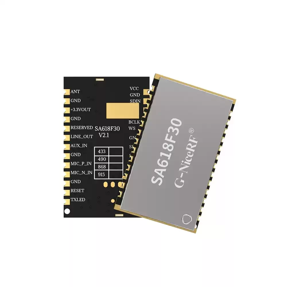 SA618F30&nbsp;: Module audio sans fil duplex intégral longue portée 1&nbsp;W avec protection ESD