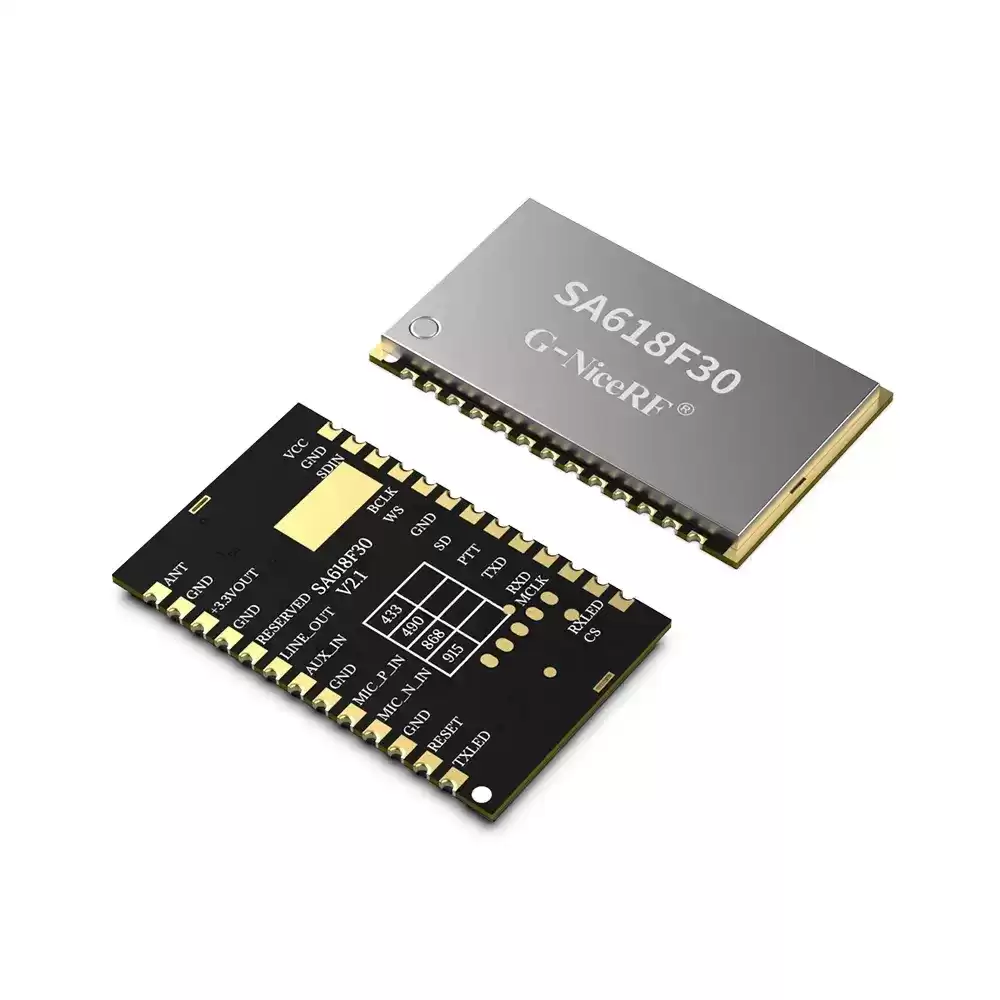 SA618F30&nbsp;: Module audio sans fil duplex intégral longue portée 1&nbsp;W avec protection ESD