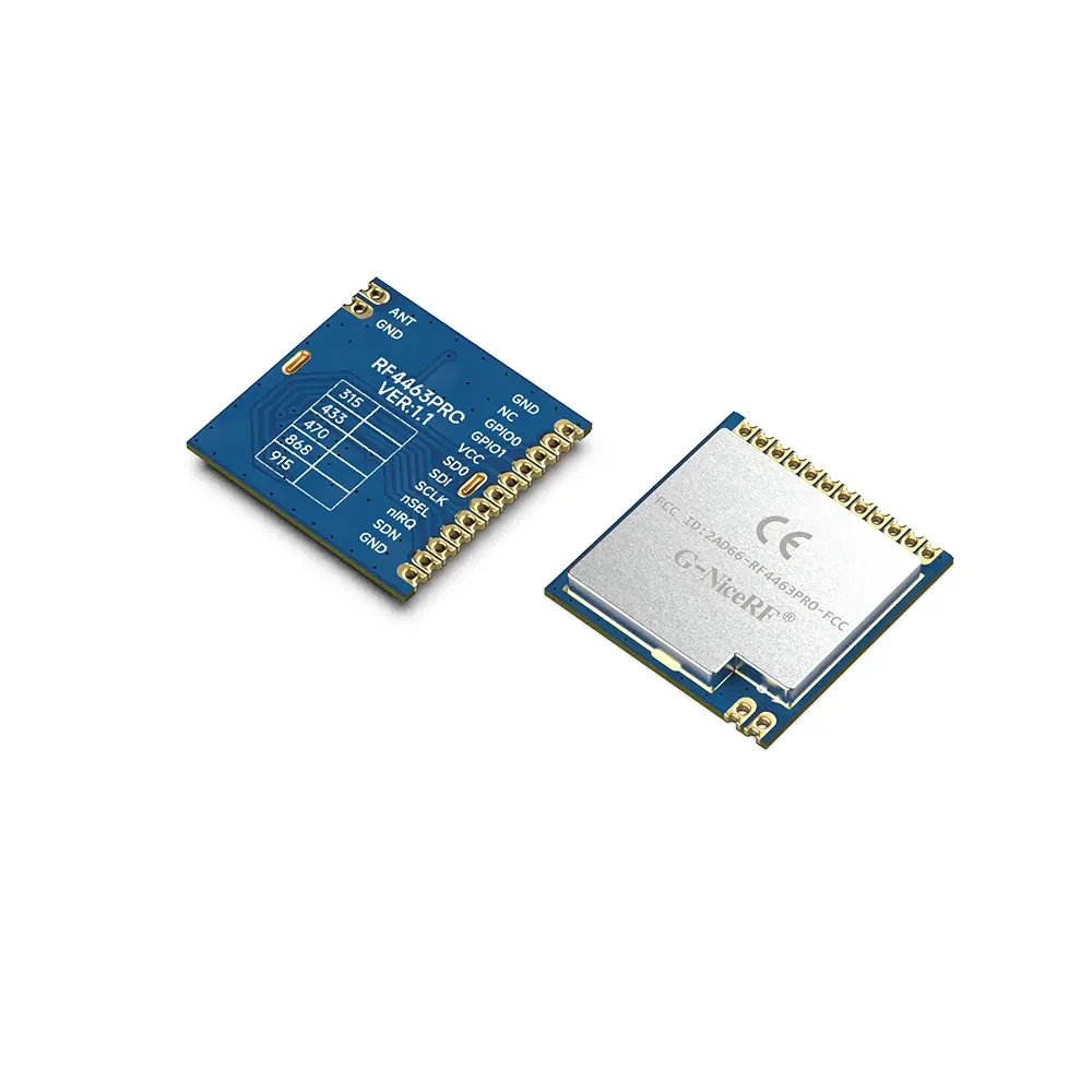 RF4463PRO-433&nbsp;:&nbsp;Si4463&nbsp;433 MHz FCC ID et module frontal certifié CE-RED