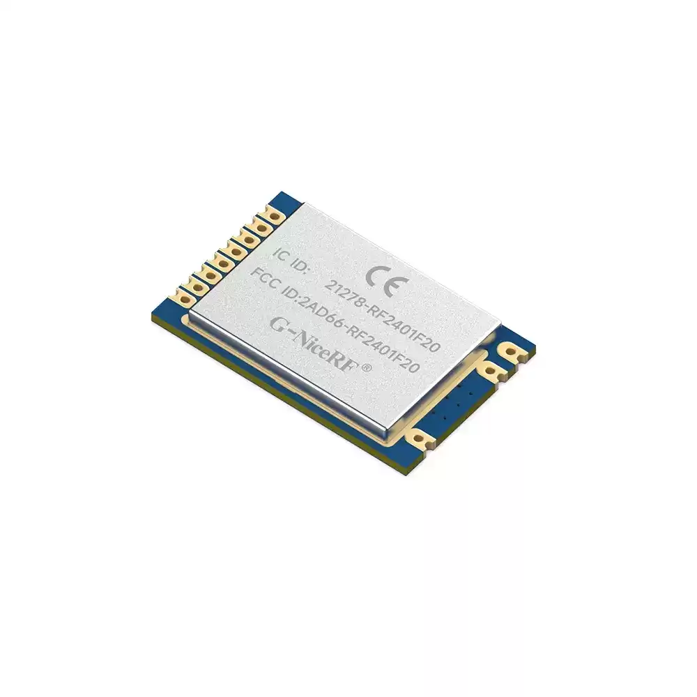 RF2401F20 : nRF24L01+ 2,4 GHz CE-RED &amp; FCC ID &amp; IC ID &amp; TELEC Module RF Nordic d'origine certifié