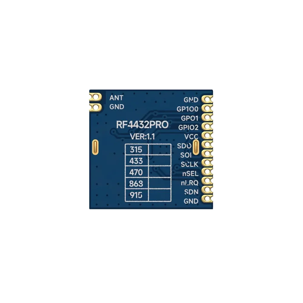 RF4432PRO : Module émetteur et récepteur RF Si4432 433 MHz certifié CE-RED