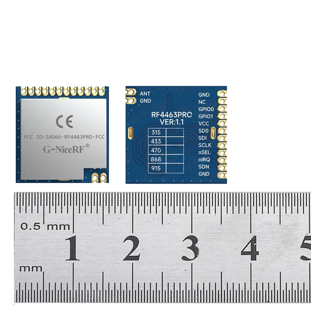 RF4432PRO : Module émetteur et récepteur RF Si4432 433 MHz certifié CE-RED