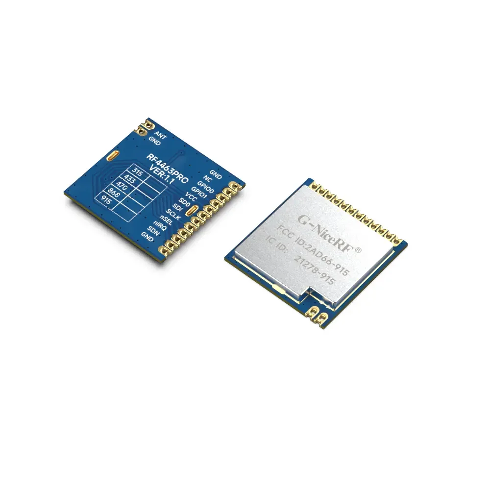 RF4463PRO-915 : Module RF certifié Si4463 915 MHz FCC ID et IC ID