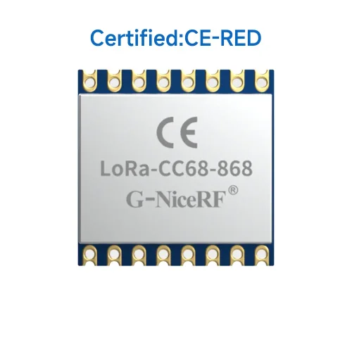 LoRa-CC68-868&nbsp;: Module LoRa basé sur LLCC68 avec interface SPI approuvée CE-RED et protection ESD