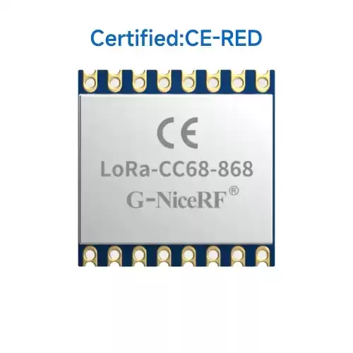 LoRa-CC68-868&nbsp;: module LoRa basé sur LLCC68 avec interface SPI homologuée CE-RED et protection ESD