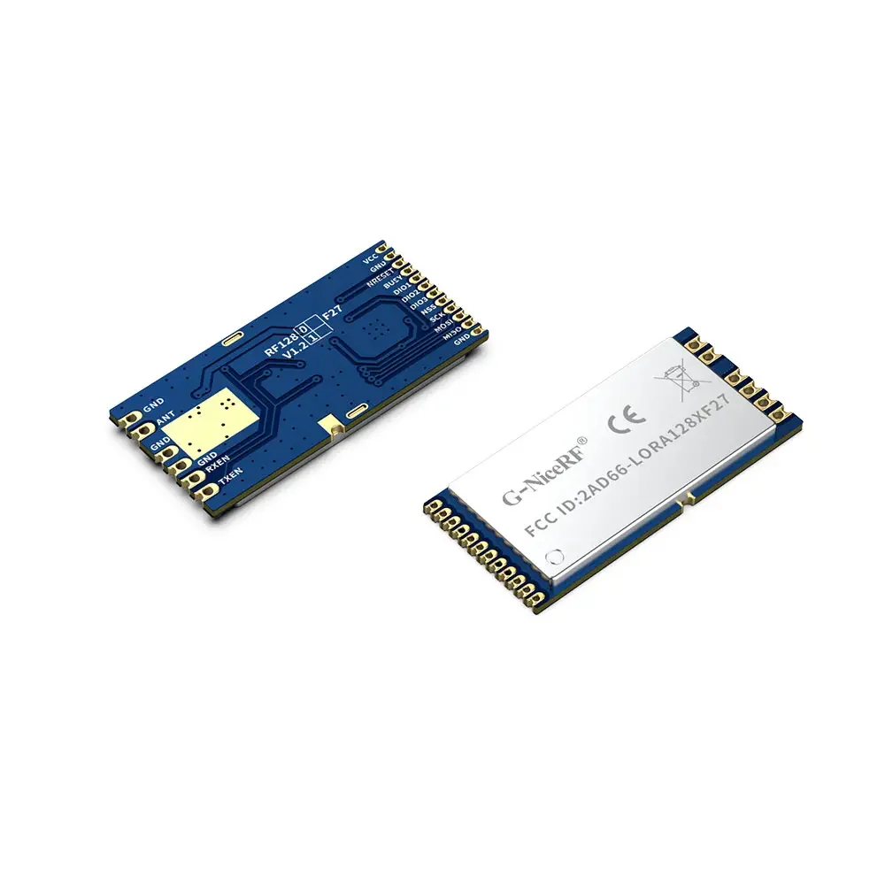 LoRa1281F27 : Module LoRa 2,4 GHz certifié CE-RED et FCC ID SX1281 500 mW avec TCXO