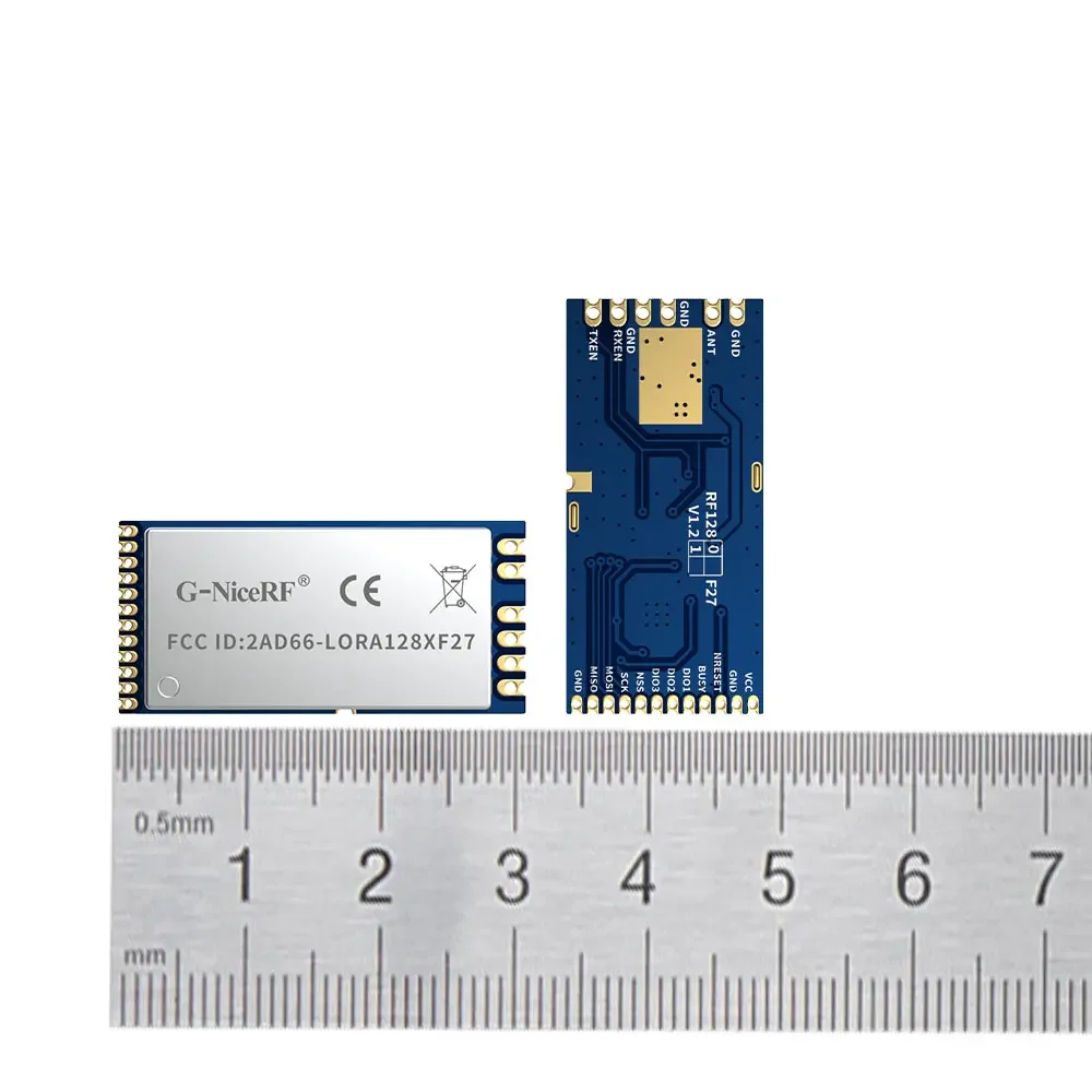 LoRa1281F27 : Module LoRa 2,4 GHz certifié CE-RED et FCC ID SX1281 500 mW avec TCXO