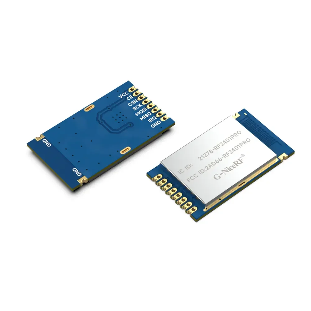 RF2401Pro : nRF24L01+ FCC ID et IC ID certifiés 2,4 GHz avec original Nordic