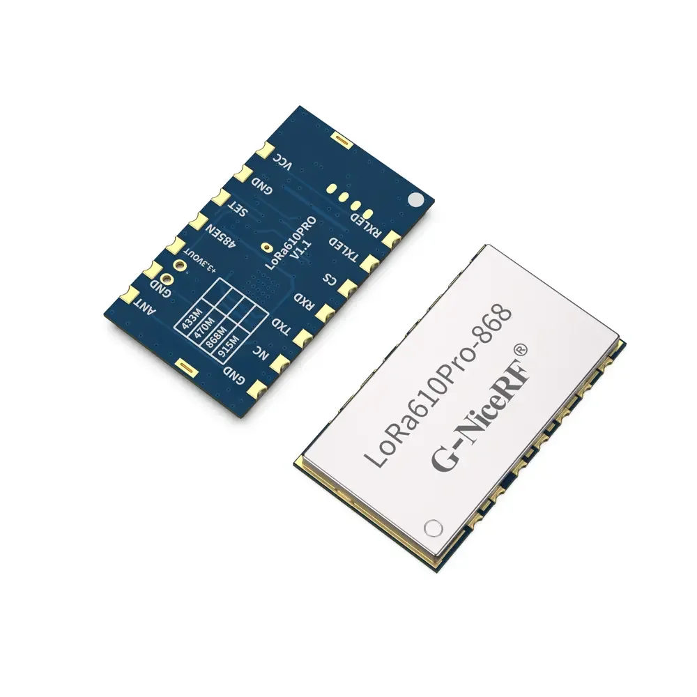 LoRa610Pro : Module Uart LoRa intégré de petite taille de 100 mW avec protection ESD