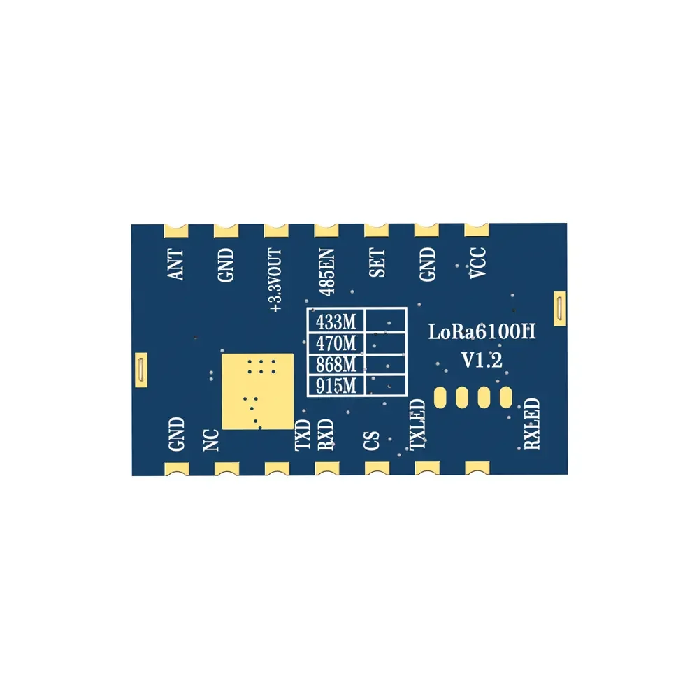 LoRa6100II&nbsp;: Module Uart LoRa 2 W avec puce LLCC68 pour réseau maillé et protection ESD