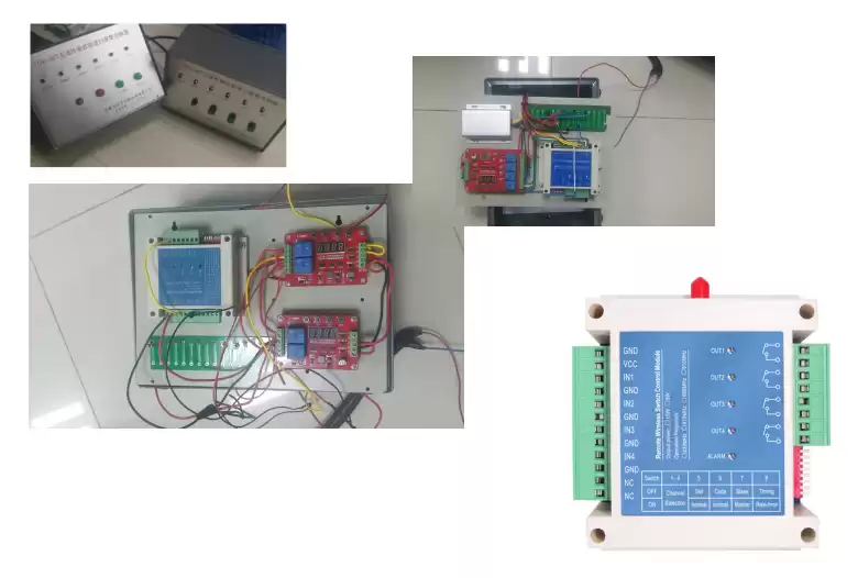 Le système d'alarme ci-dessus utilise le module de commutation sans fil bidirectionnel à 4 canaux SK509 Le système d'alarme ci-dessus utilise le module de commutation sans fil bidirectionnel à 4 canaux SK509
