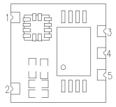 Broches du module podomètre 3D STP100M Broches du module podomètre 3D STP100M