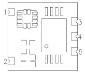 Broches du module podomètre 3D STP101M Broches du module podomètre 3D STP101M