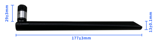 La taille de l'antenne tige sw1900-zd200 La taille de l'antenne tige sw1900-zd200