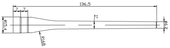 L'antenne à tige droite VHF omnidirectionnelle SW210-ZB136 de 190 à 225 MHz avec un gain de 2,15 dBi, un ROS ≤ 1,5, une impédance de 50 Ω, un connecteur SMA-J et une longueur compacte de 136,5 mm, conçue pour une communication sans fil fiable dans des environnements difficiles. L'antenne à tige droite VHF omnidirectionnelle SW210-ZB136 de 190 à 225 MHz avec un gain de 2,15 dBi, un ROS ≤ 1,5, une impédance de 50 Ω, un connecteur SMA-J et une longueur compacte de 136,5 mm, conçue pour une communication sans fil fiable dans des environnements difficiles.