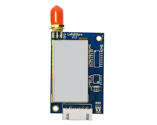 Application du module LoRa RF&nbsp;: &eacute;cran tactile PLC avec d&eacute;bitm&egrave;tre
